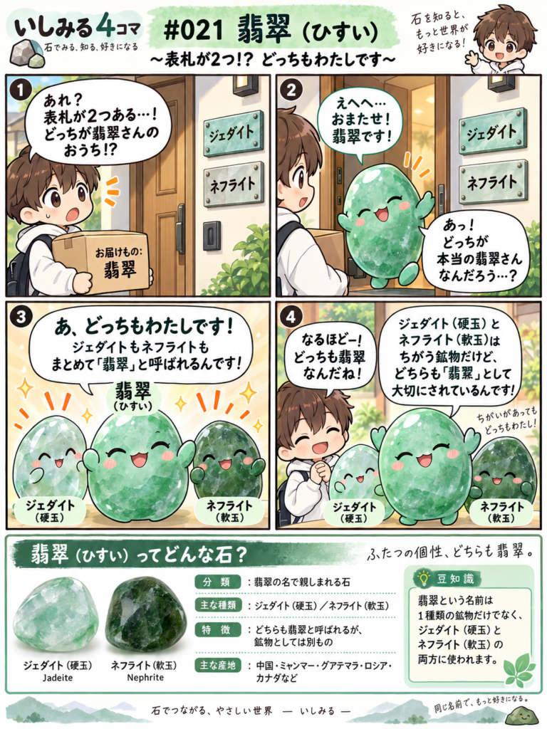 いしみる4コマ|翡翠