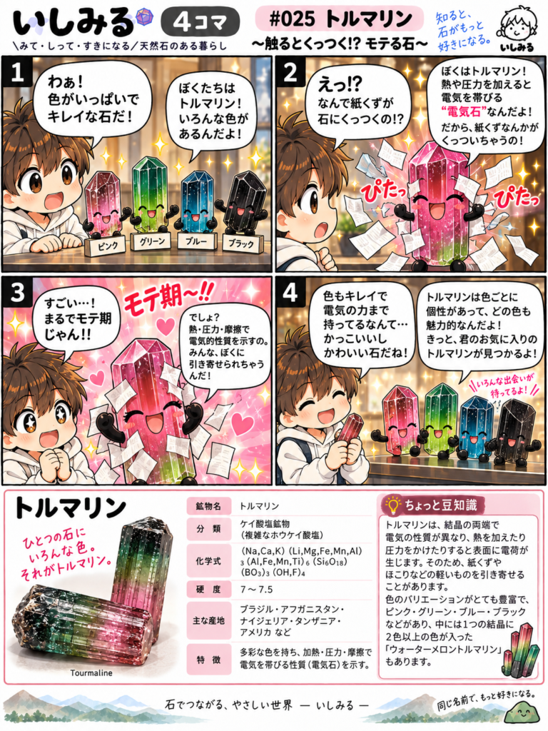 いしみる4コマ｜トルマリン