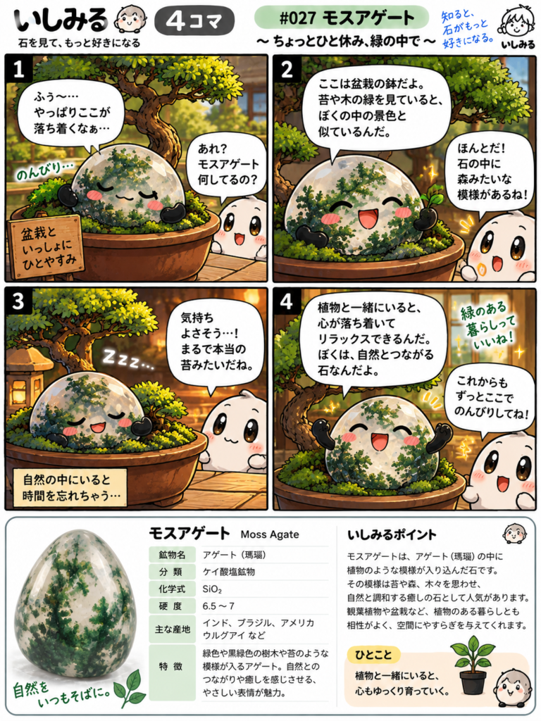 いしみる4コマ｜モスアゲート
