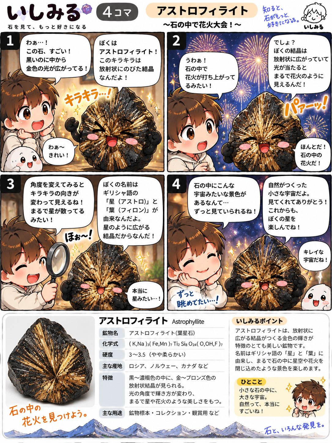 いしみる4コマ ユーレキサイト（テレビ石）